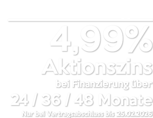 4,99% Finanzierung