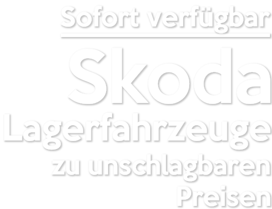 Skoda Lagerfahrzeuge